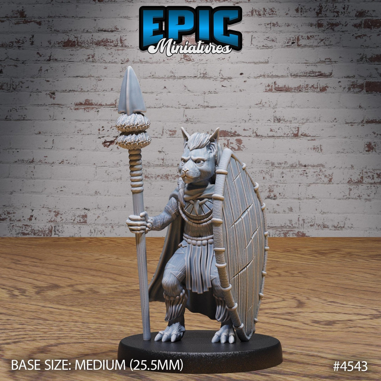 BeastFolk Tribe Miniature | 4543 - Tabletop RPG & D&D miniature. Perfect for wargaming & collectors