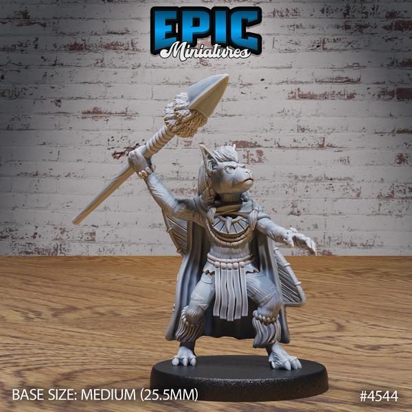 BeastFolk Tribe Miniature | 4544 - Tabletop RPG & D&D miniature. Perfect for wargaming & collectors