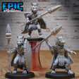 BeastFolk Tribe Miniature | Full Set All Models - Tabletop RPG & D&D miniature. Perfect for wargaming & collectors