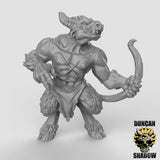 Beastmen Archers Miniature | A - Tabletop RPG & D&D miniature. Perfect for wargaming & collectors