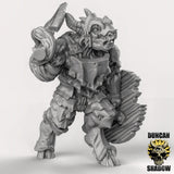 Beastmen Miniature | A - Tabletop RPG & D&D miniature. Perfect for wargaming & collectors