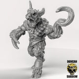Mutated Beastmen Miniature | C - Tabletop RPG & D&D miniature. Perfect for wargaming & collectors