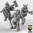 Beastmen Miniature | Set of 3 - Tabletop RPG & D&D miniature. Perfect for wargaming & collectors