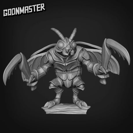 Beetle Folk Bug Miniature | C - Tabletop RPG & D&D miniature. Perfect for wargaming & collectors