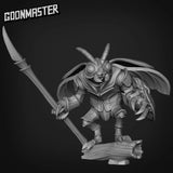 Beetle Folk spearmen Bug Miniature | Set of 5 - Tabletop RPG & D&D miniature. Perfect for wargaming & collectors