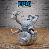 Beer Brewer NPC Miniature | 3989 - Tabletop RPG & D&D miniature. Perfect for wargaming & collectors