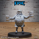 Beer Brewer NPC Miniature | 3991 - Tabletop RPG & D&D miniature. Perfect for wargaming & collectors