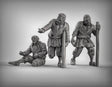 Beggar Miniature | Set of 3 - Tabletop RPG & D&D miniature. Perfect for wargaming & collectors