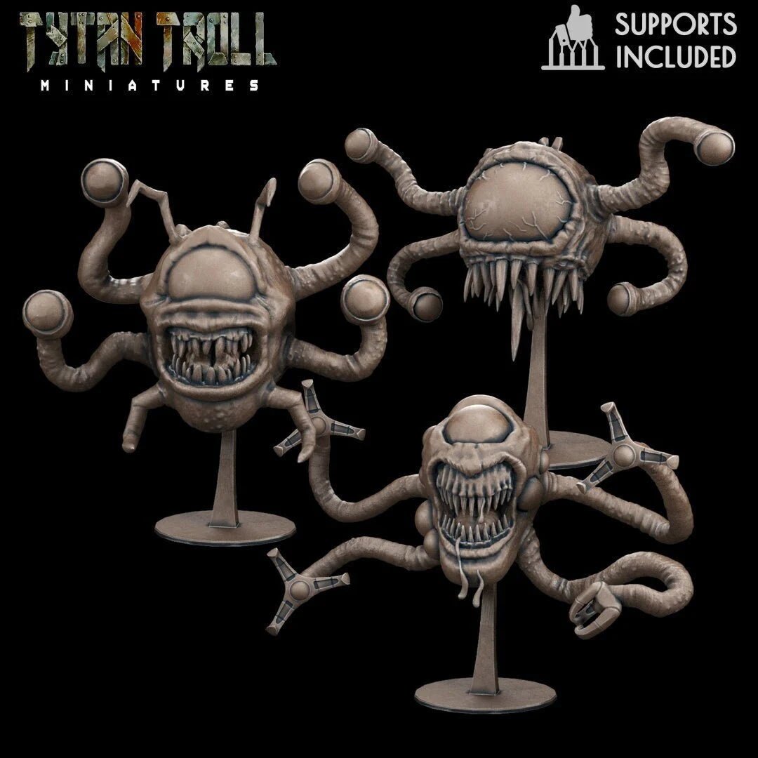 Beholder Bundle Miniature | Set of 3 - Tabletop RPG & D&D miniature. Perfect for wargaming & collectors