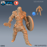 Berserker raider Viking Miniature | A - Tabletop RPG & D&D miniature. Perfect for wargaming & collectors