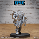 Berserker Viking Miniature | A - Tabletop RPG & D&D miniature. Perfect for wargaming & collectors