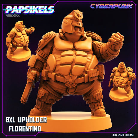 Big Boned Law Upholders Miniature | Florentino - Tabletop RPG & D&D miniature. Perfect for wargaming & collectors