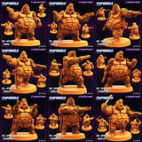 Big Boned Law Upholders Miniature | Full Set All Models - Tabletop RPG & D&D miniature. Perfect for wargaming & collectors