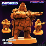 Big Boned Law Upholders Miniature | Herminyo - Tabletop RPG & D&D miniature. Perfect for wargaming & collectors