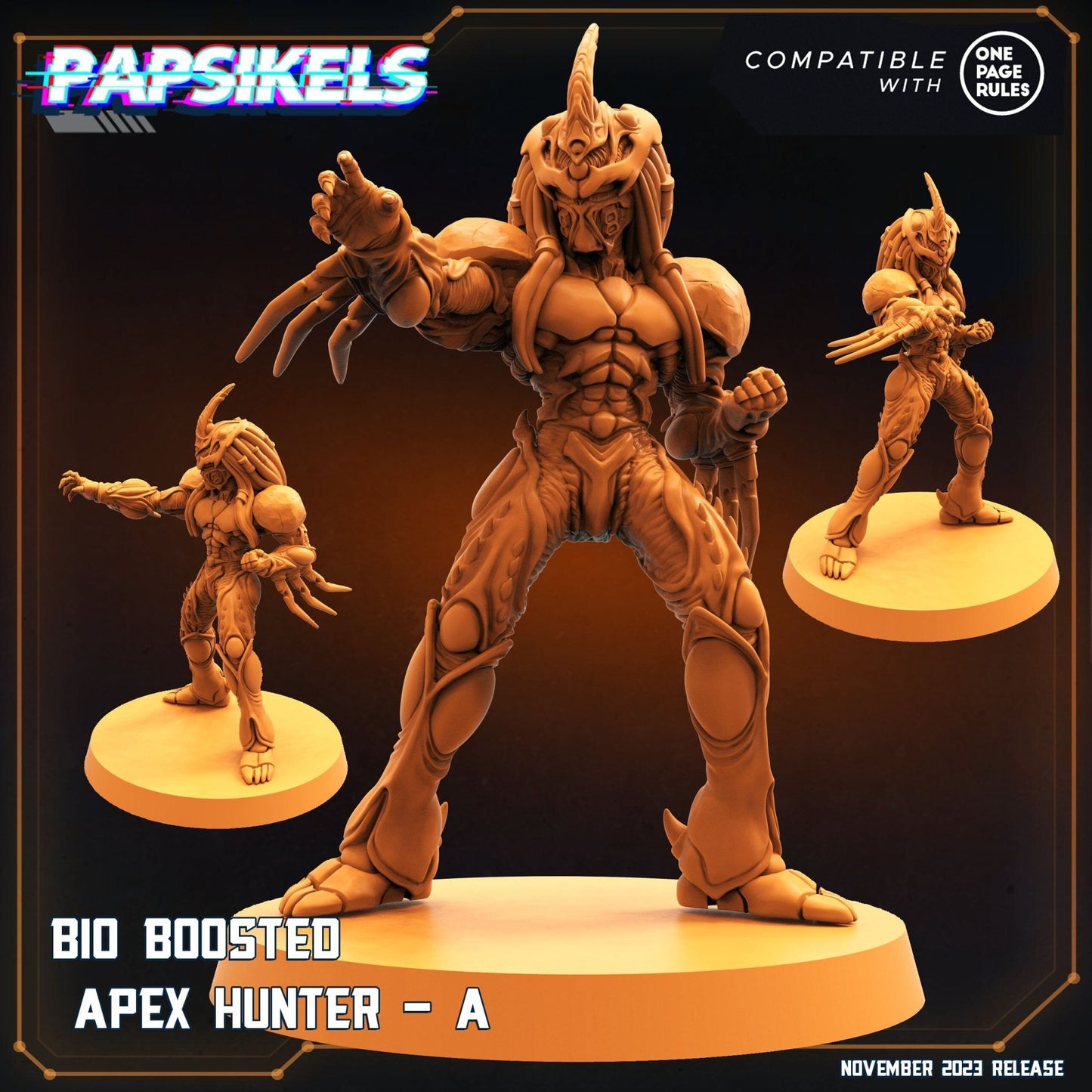 Bio Boosted Apex Hunter Miniature - Apex Hunter A - 32mm