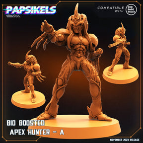 Bio Boosted Apex Hunter Miniature | Apex Hunter A - Tabletop RPG & D&D miniature. Perfect for wargaming & collectors