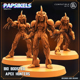 Bio Boosted Apex Hunter Miniature | Full Set All Models - Tabletop RPG & D&D miniature. Perfect for wargaming & collectors