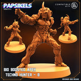 Bio Boosted Techno Apex Hunter Miniature | Apex Hunter B - Tabletop RPG & D&D miniature. Perfect for wargaming & collectors