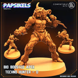 Bio Boosted Techno Apex Hunter Miniature | Apex Hunter D - Tabletop RPG & D&D miniature. Perfect for wargaming & collectors