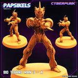 Bio Techno Men Miniature | Bio Techno Man B - Tabletop RPG & D&D miniature. Perfect for wargaming & collectors