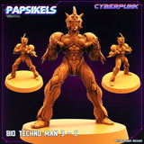 Bio Techno Men Miniature | Bio Techno Man D - Tabletop RPG & D&D miniature. Perfect for wargaming & collectors