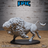 Bison Miniature | 6016 - Tabletop RPG & D&D miniature. Perfect for wargaming & collectors
