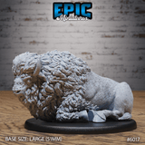 Bison Miniature | 6017 - Tabletop RPG & D&D miniature. Perfect for wargaming & collectors