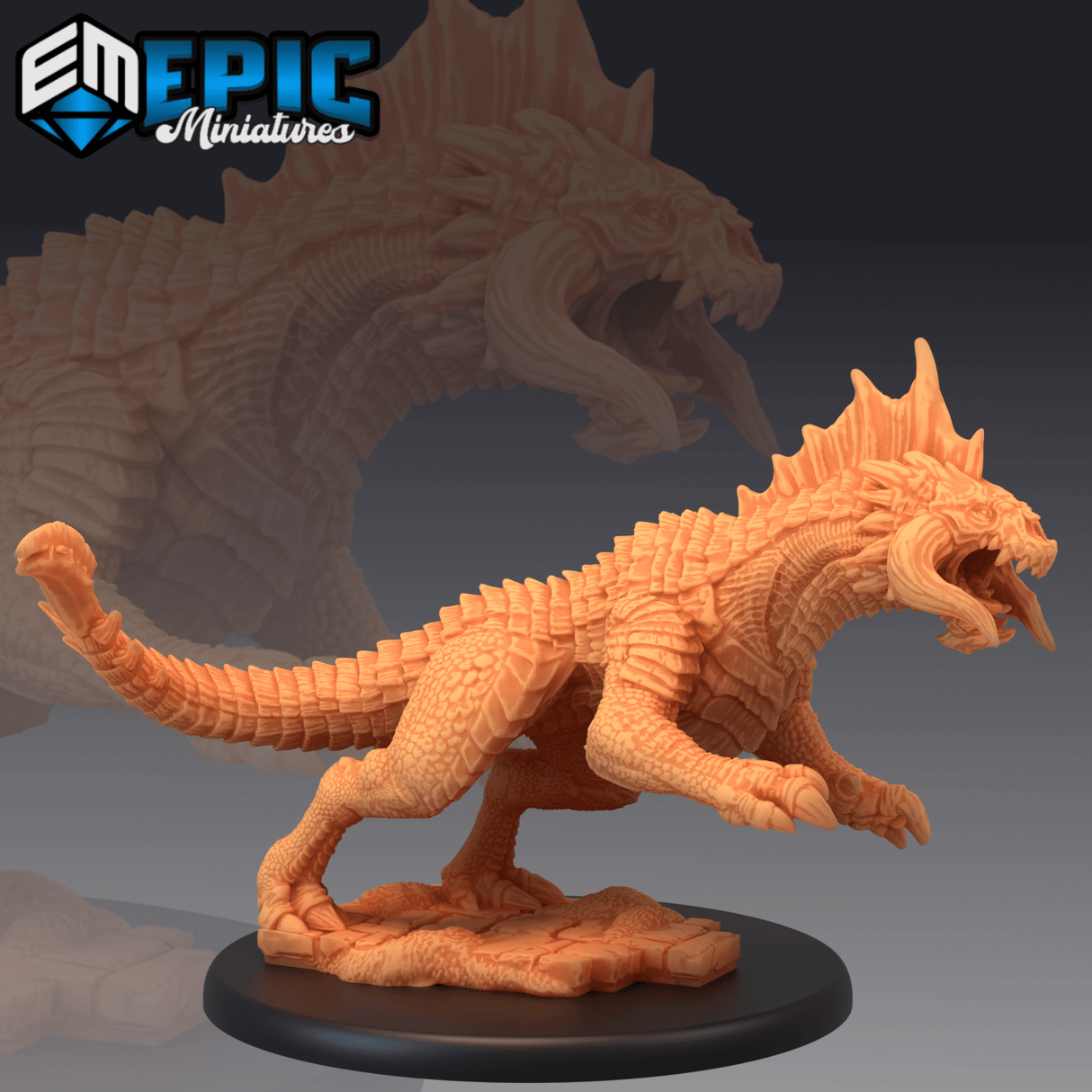 Black Drake Miniature | D - Tabletop RPG & D&D miniature. Perfect for wargaming & collectors