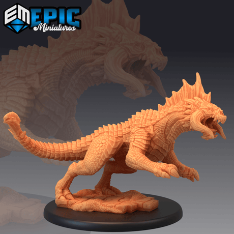 Black Drake Miniature - D - 28mm