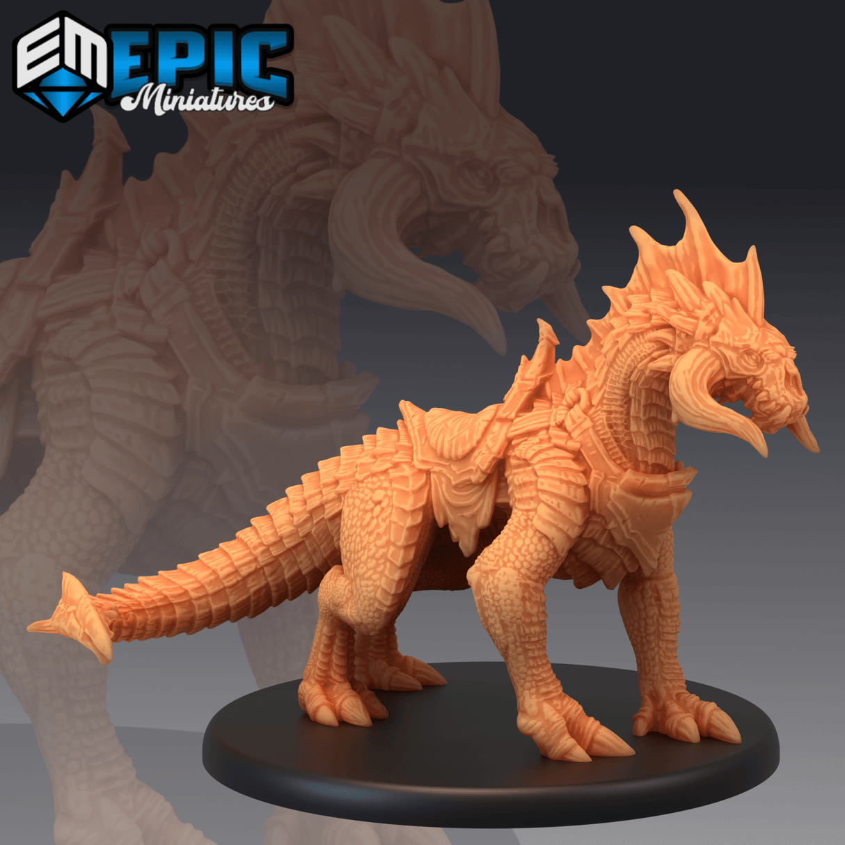 Black Drake Miniature | E - Tabletop RPG & D&D miniature. Perfect for wargaming & collectors