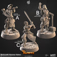 Blacksmith Hammer Sisters Miniature | Sister A - Tabletop RPG & D&D miniature. Perfect for wargaming & collectors