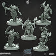 Blood Jackals Miniature | A - Tabletop RPG & D&D miniature. Perfect for wargaming & collectors