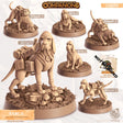 Bloodhound Companion Miniature | Bare A - Tabletop RPG & D&D miniature. Perfect for wargaming & collectors