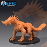 Blue Drake Miniature | A - Tabletop RPG & D&D miniature. Perfect for wargaming & collectors