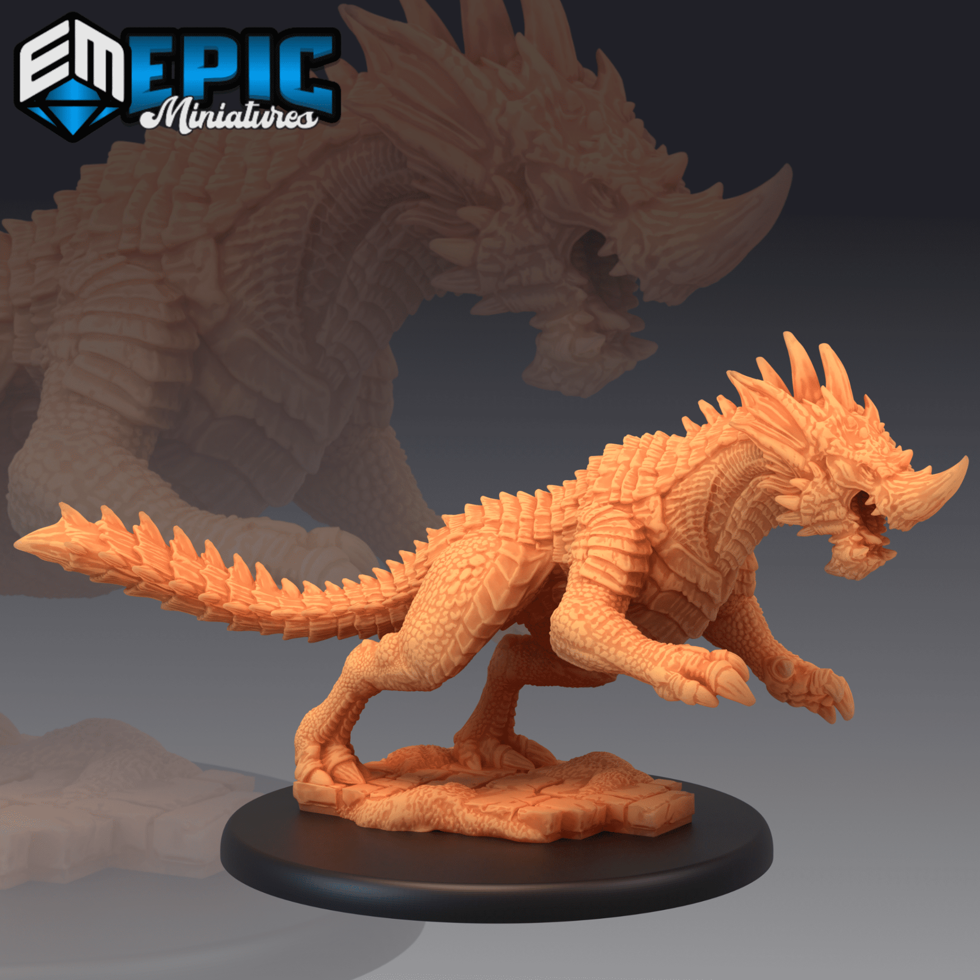 Blue Drake Miniature - D - 28mm