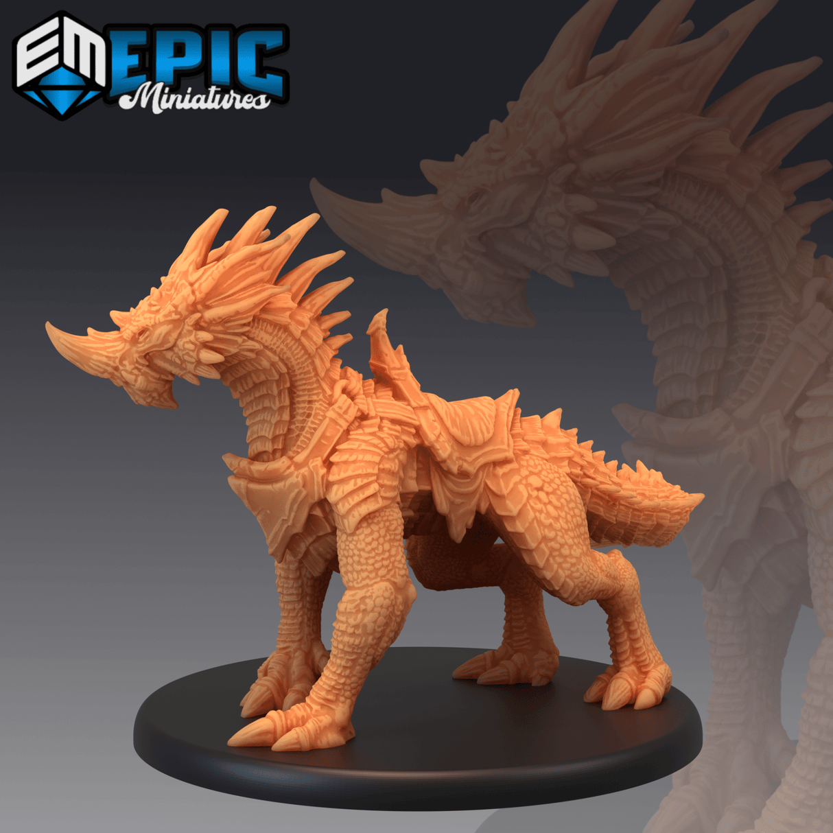 Blue Drake Miniature | E - Tabletop RPG & D&D miniature. Perfect for wargaming & collectors