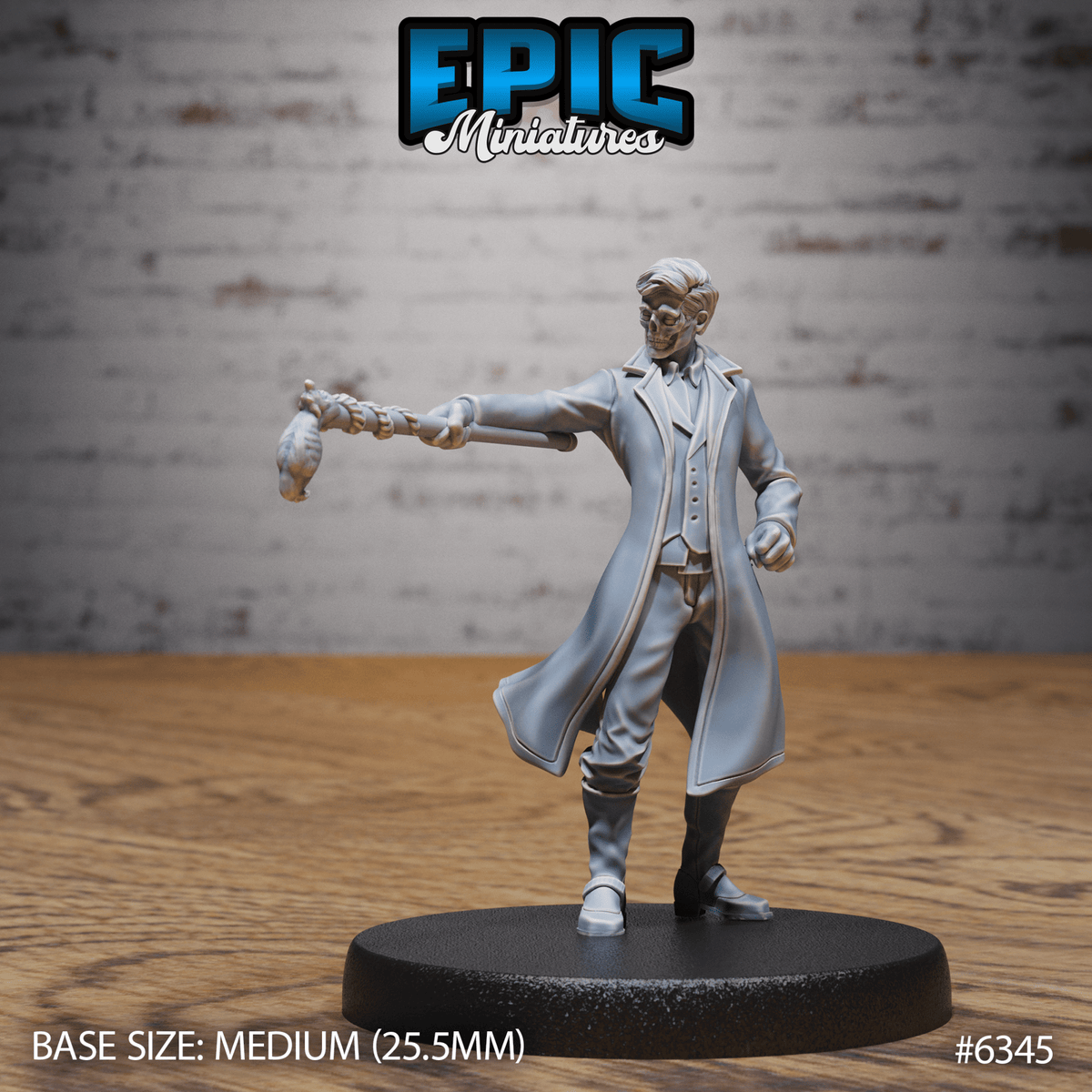 Blue Warlock Miniature | C - Tabletop RPG & D&D miniature. Perfect for wargaming & collectors