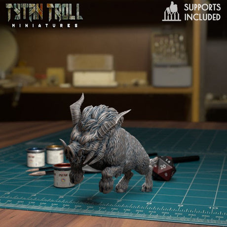 Boar Bundle Miniature | B - Tabletop RPG & D&D miniature. Perfect for wargaming & collectors