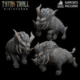 Boar Bundle Miniature | Set of 3 - Tabletop RPG & D&D miniature. Perfect for wargaming & collectors