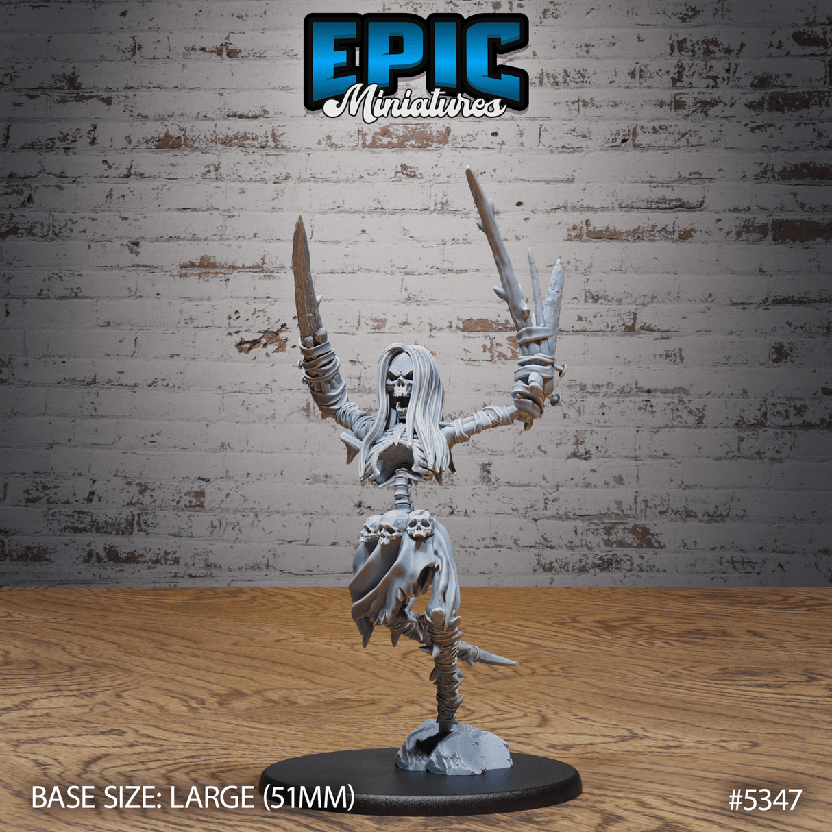 Bone Abomination Miniature | B - Tabletop RPG & D&D miniature. Perfect for wargaming & collectors