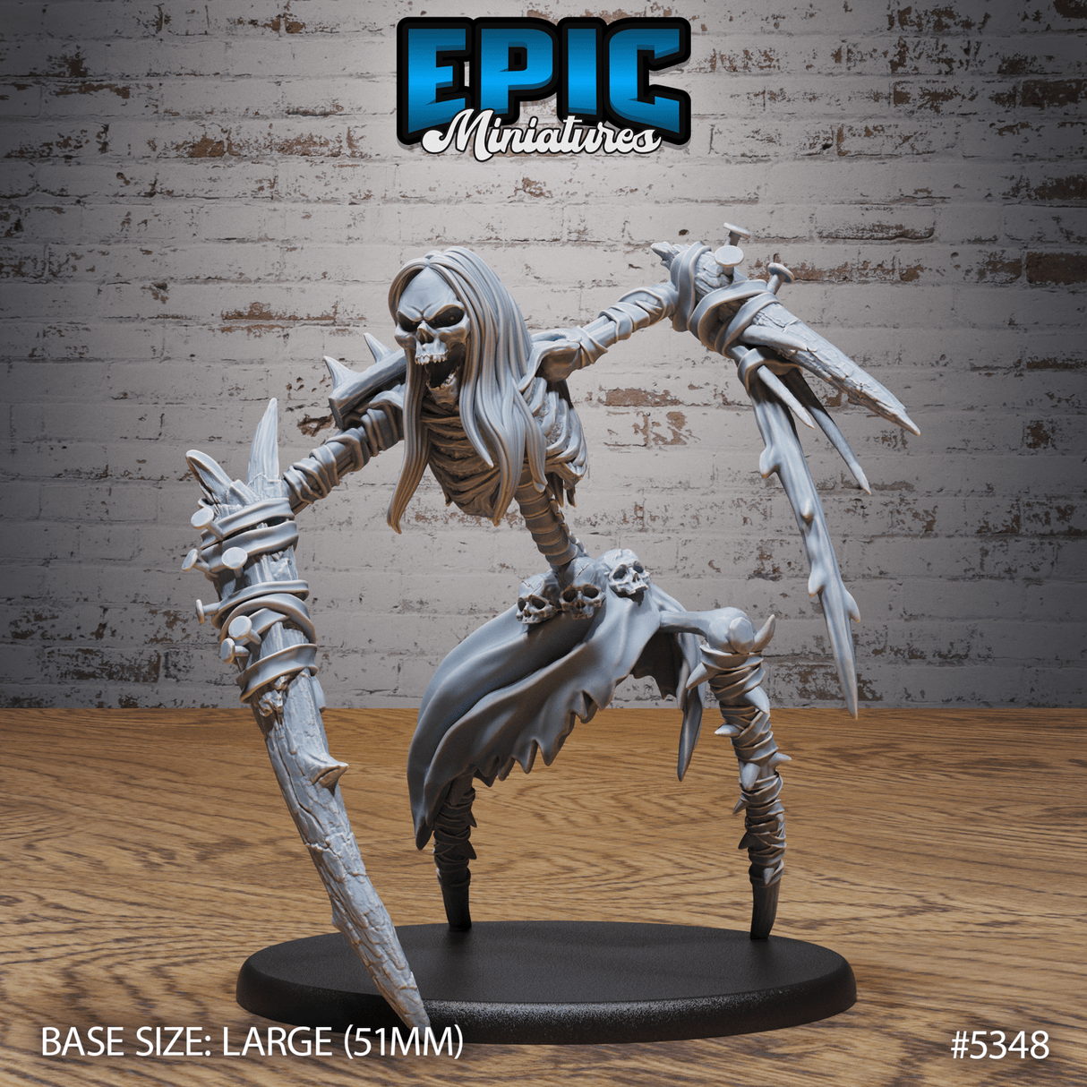 Bone Abomination Miniature | C - Tabletop RPG & D&D miniature. Perfect for wargaming & collectors
