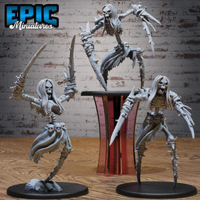 Bone Abomination Miniature | Set of 3 - Tabletop RPG & D&D miniature. Perfect for wargaming & collectors