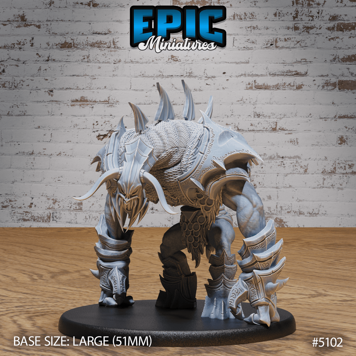 Bone Guard Miniature | A - Tabletop RPG & D&D miniature. Perfect for wargaming & collectors