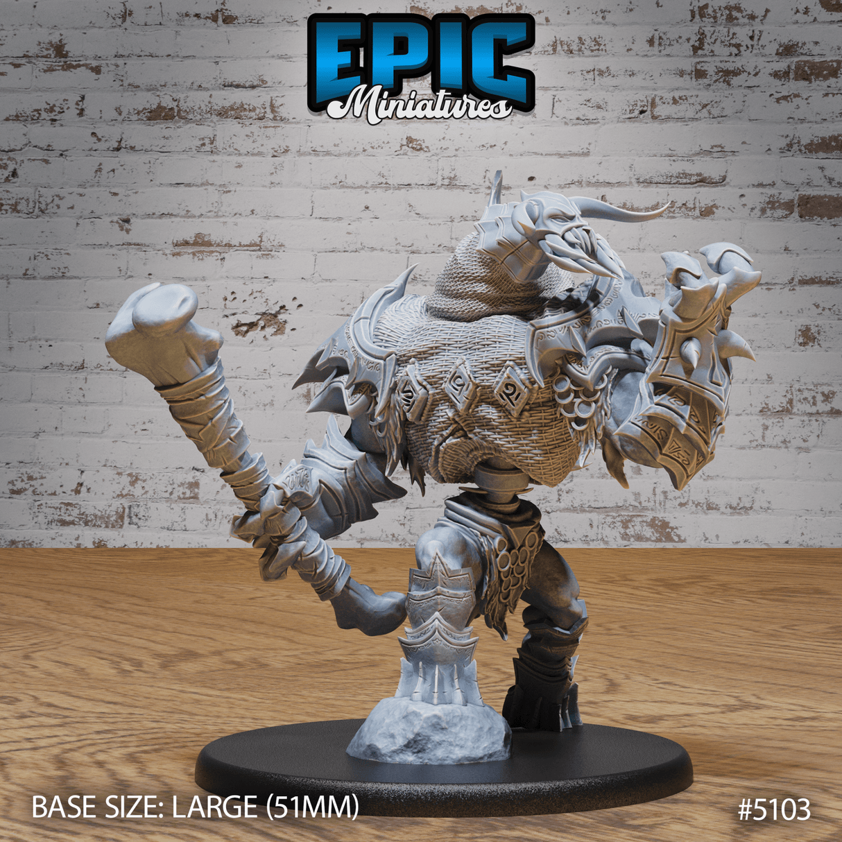 Bone Guard Miniature | B - Tabletop RPG & D&D miniature. Perfect for wargaming & collectors