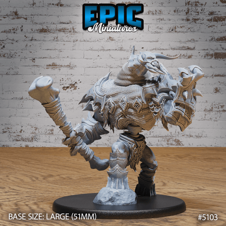Bone Guard Miniature | B - Tabletop RPG & D&D miniature. Perfect for wargaming & collectors