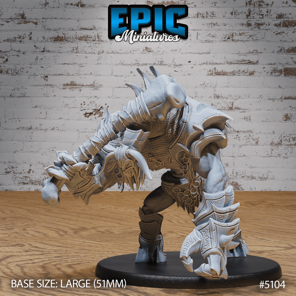 Bone Guard Miniature | C - Tabletop RPG & D&D miniature. Perfect for wargaming & collectors
