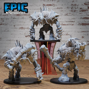 Bone Guard Miniature | Set of 3 - Tabletop RPG & D&D miniature. Perfect for wargaming & collectors