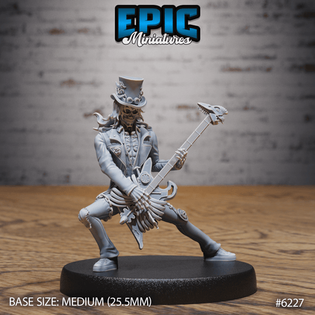 Bone Rocker Miniature | C - Tabletop RPG & D&D miniature. Perfect for wargaming & collectors