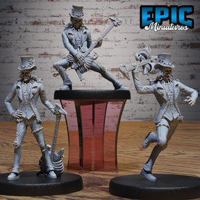 Bone Rocker Miniature | Set of 3 - Tabletop RPG & D&D miniature. Perfect for wargaming & collectors
