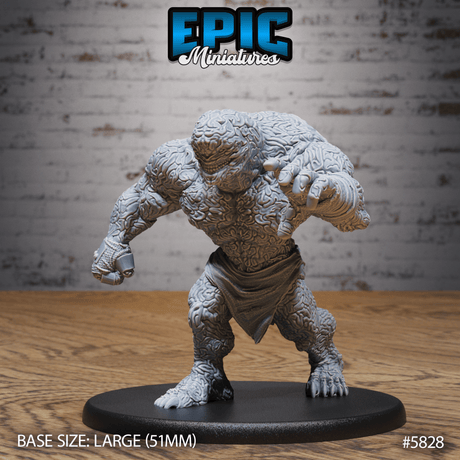 Brain Golem Miniature | B - Tabletop RPG & D&D miniature. Perfect for wargaming & collectors